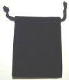 Small Black Velvet Gift Bag